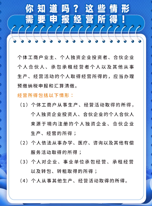 經營所得個稅核定征收(經營所得年度匯繳申請流程)