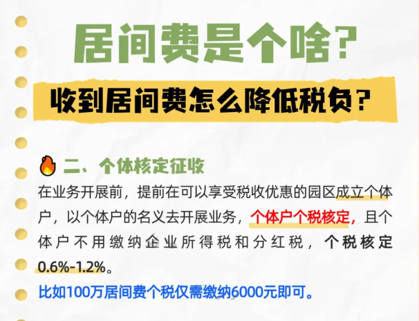 2024居間費稅收最新政策