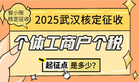 武漢核定征收個體工商戶個稅起征點是多少?