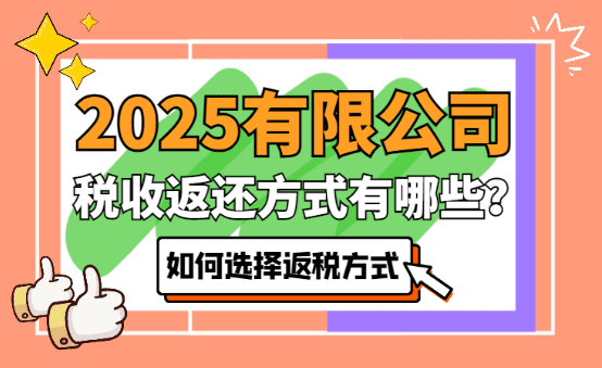 2025有限公司稅收返還方式有哪些？