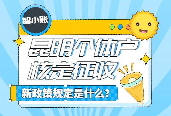 昆明個(gè)體戶核定征收政策規(guī)定是什么？
