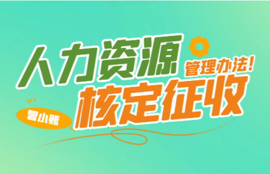 人力資源核定征收管理辦法!