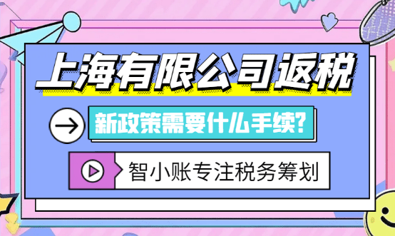 上海有限公司返稅政策需要什么手續(xù)?