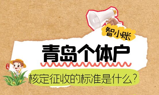 青島個體戶核定征收的標準是什么？