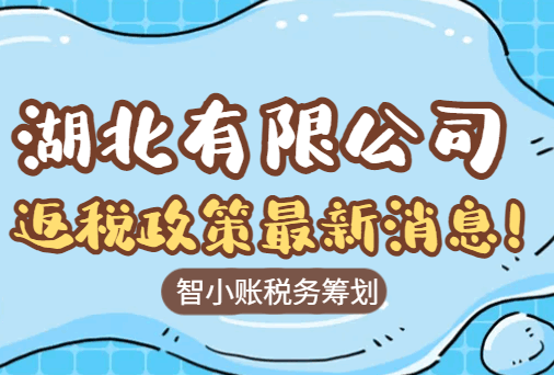 湖北有限公司返稅政策最新消息!