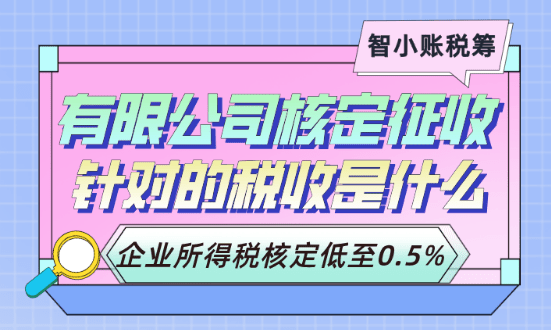 有限公司核定征收針對的稅種是什么？