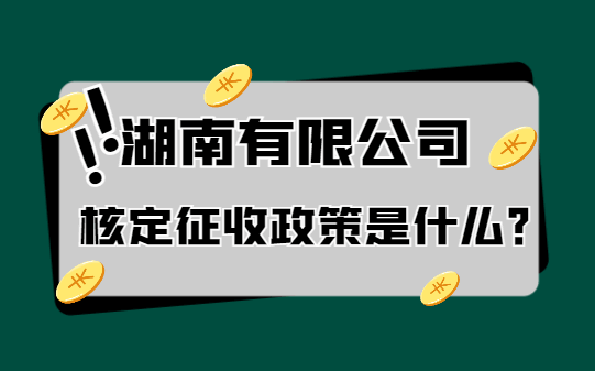 湖南有限公司核定征收政策是什么？