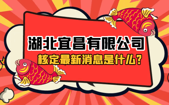 湖北宜昌有限公司核定最新消息是什么？
