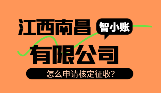 江西南昌有限公司怎么申請核定征收？